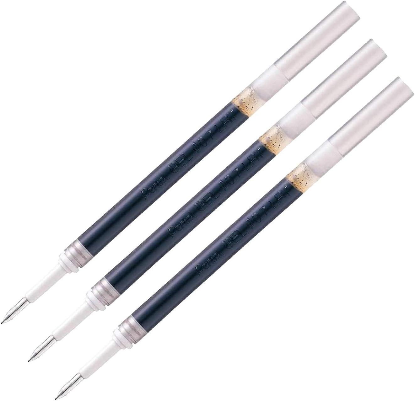 image:imagePentel Refill Ink For ENERGEL amp Lancelot Gel Pen 07mm Metal Tip Medium Violet Ink Pack of 2 LR7BP2VBlack