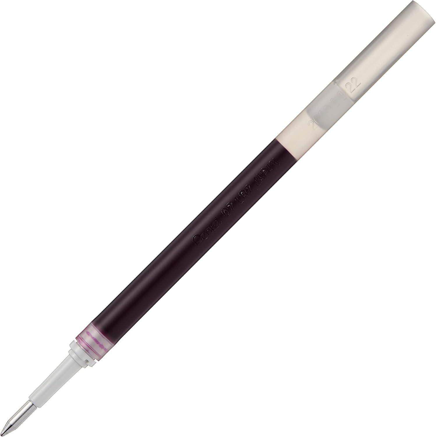 image:imagePentel Refill Ink for BL57BL77 EnerGel Liquid Gel Pen 07mm Metal Tip Green Ink Box of 12 LR7D12Magenta