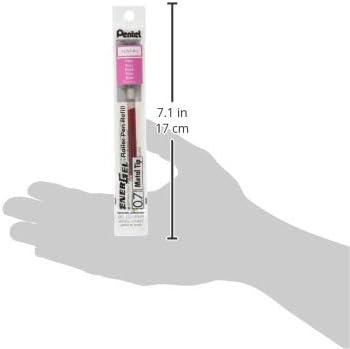 image:imagePentel Refill Ink for BL57BL77 EnerGel Liquid Gel Pen 07mm Metal Tip Green Ink Box of 12 LR7D12Pink