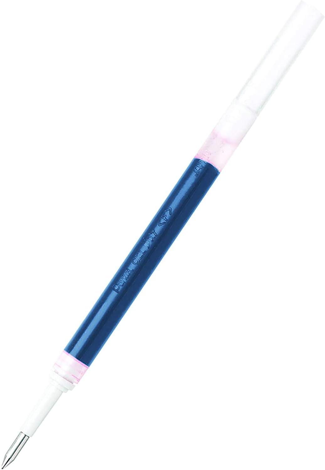 image:imagePentel Refill Ink for BL57BL77 EnerGel Liquid Gel Pen 07mm Metal Tip Green Ink Box of 12 LR7D12Sky Blue
