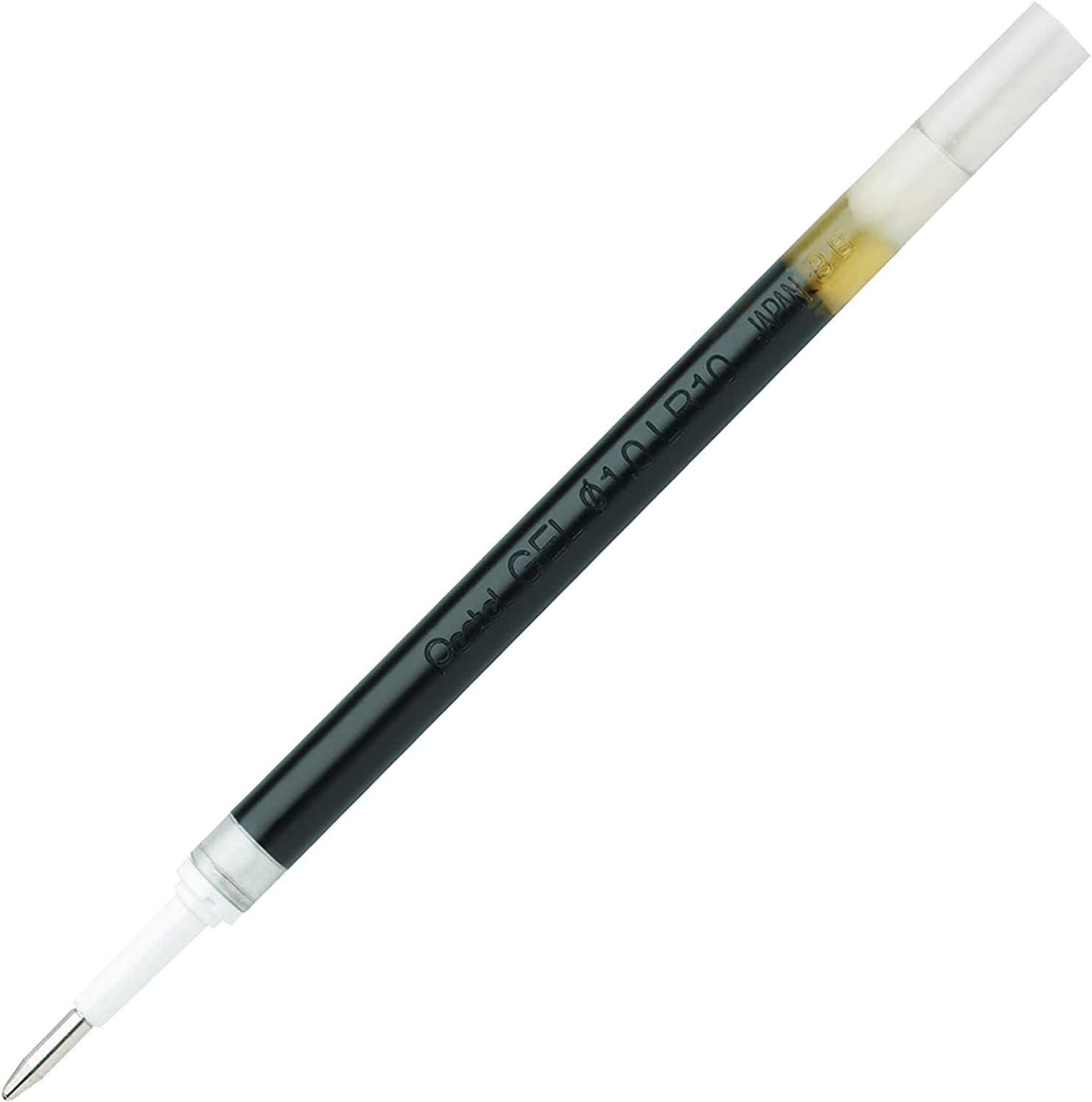 image:imagePentel Refill Ink for BL60 EnerGel Liquid Gel Pen 10mm Metal Tip Red Ink Box of 12 LR10B12Black