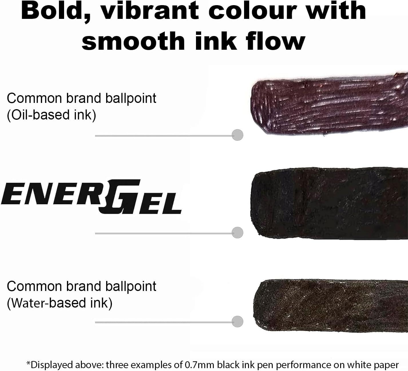image:imagePentel Refill Ink for BL60 EnerGel Liquid Gel Pen 10mm Metal Tip Red Ink Box of 12 LR10B12Blue