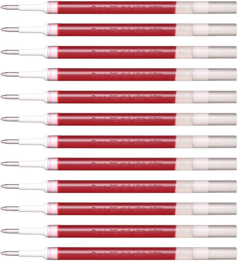 image:imagePentel Refill Ink for BL60 EnerGel Liquid Gel Pen 10mm Metal Tip Red Ink Box of 12 LR10B12Red