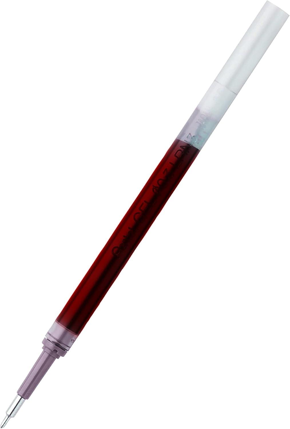 image:imagePentel Refill Ink for EnerGel Liquid Gel Pen 03mm Extra Fine Line Needle Tip Black Ink Box of 12 LRN3ARed