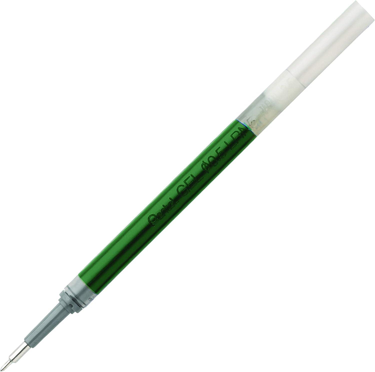 image:imagePentel Refill Ink for EnerGel Liquid Gel Pen 05mm Needle Tip Red Ink Box of 12 LRN5B12Green