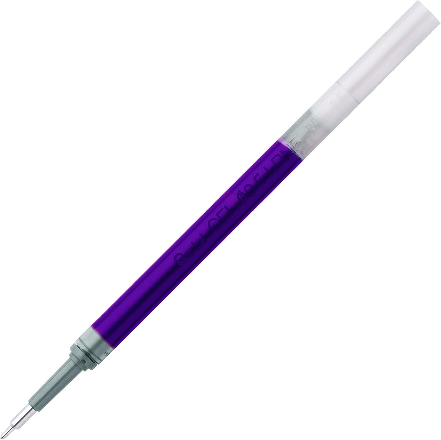 image:imagePentel Refill Ink for EnerGel Liquid Gel Pen 05mm Needle Tip Red Ink Box of 12 LRN5B12Violet
