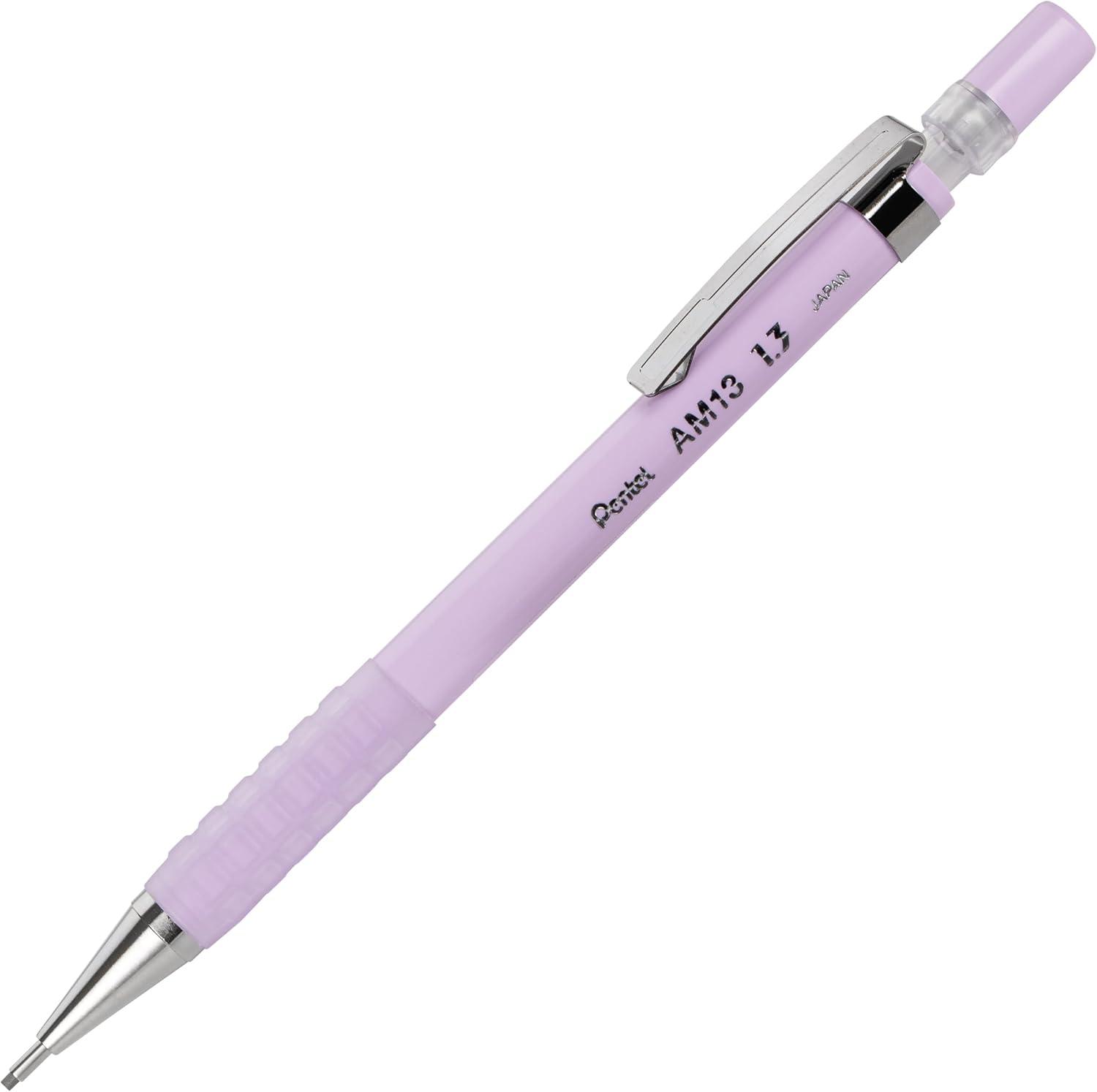 image:imagePentel Sharp 13 Mechanical Pencil 13mm Extra Thick Line Includes Refill Lead WritingOfficeTestTaking Pencil Pastel Violet Barrel AM13LBPVPastel Violet