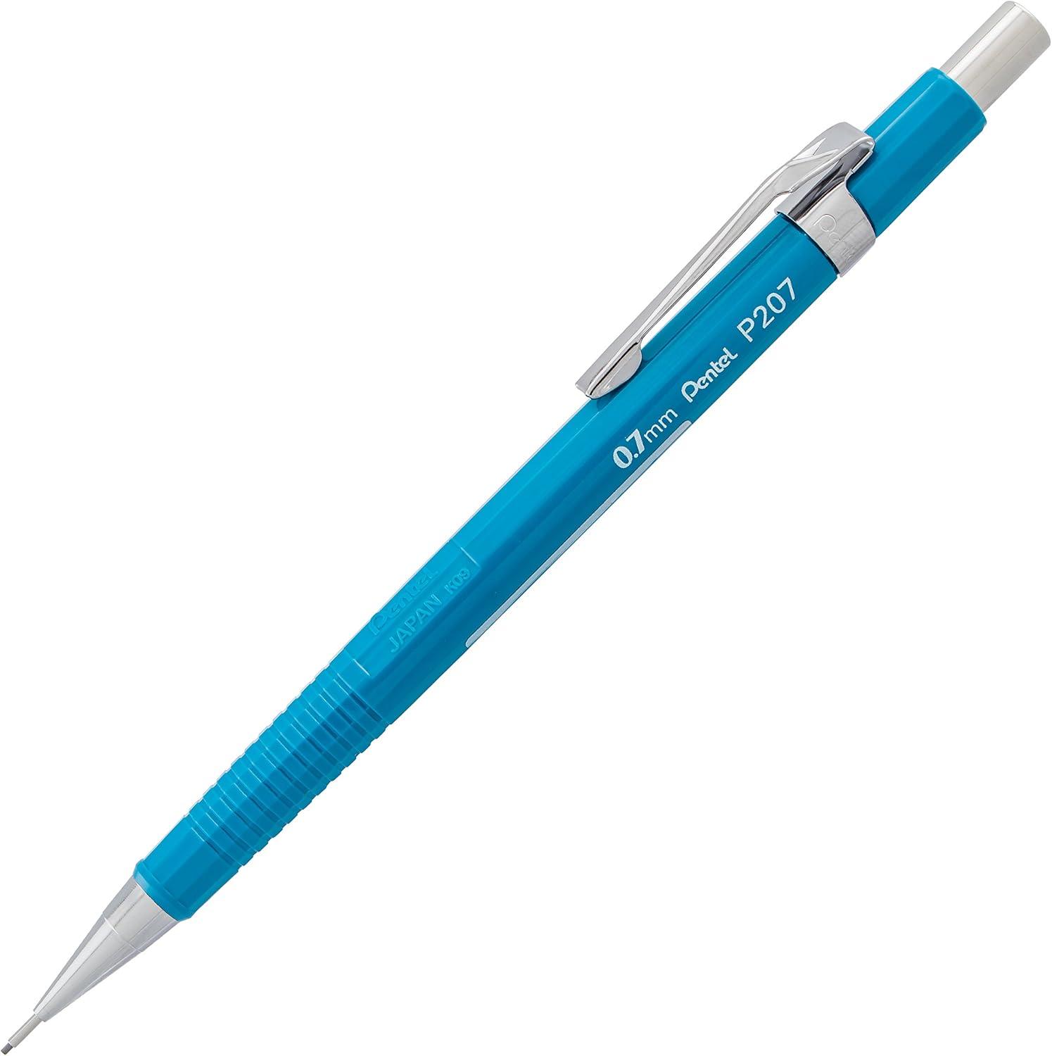 image:imagePentel Sharp Automatic Pencil 07mm Blue Barrels Pack of 2 P207BP2K6