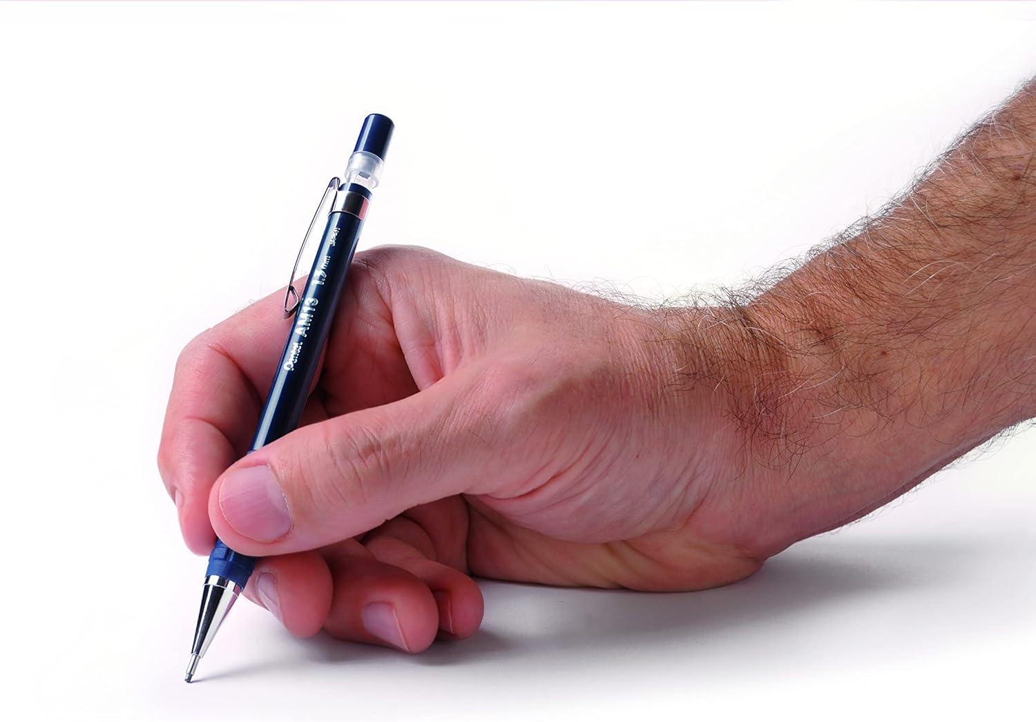 image:imagePentel Sharp HD Heavy Duty Mechanical Pencil 13mm Extrathick line Dark Blue Barrel Pack of 12 AM13C
