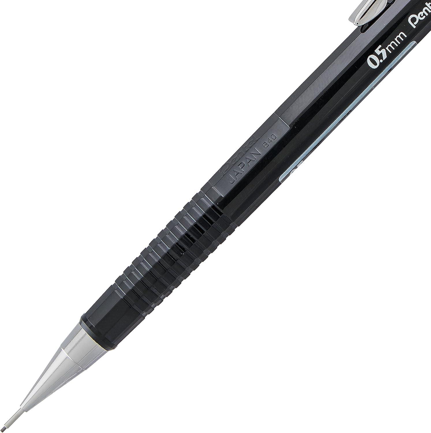image:imagePentel Sharp Mechanical Pencil 05mm Fine Line Black Barrel Pack of 2 P205BP2