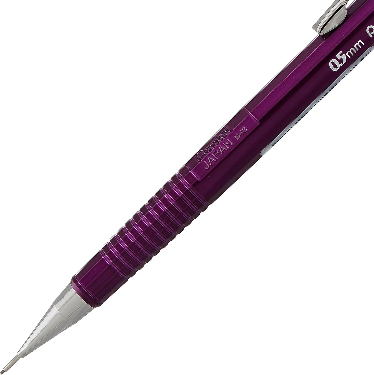image:imagePentel Sharp Mechanical Pencil 05mm Metallic Purple Barrel Box of 12 P205MV