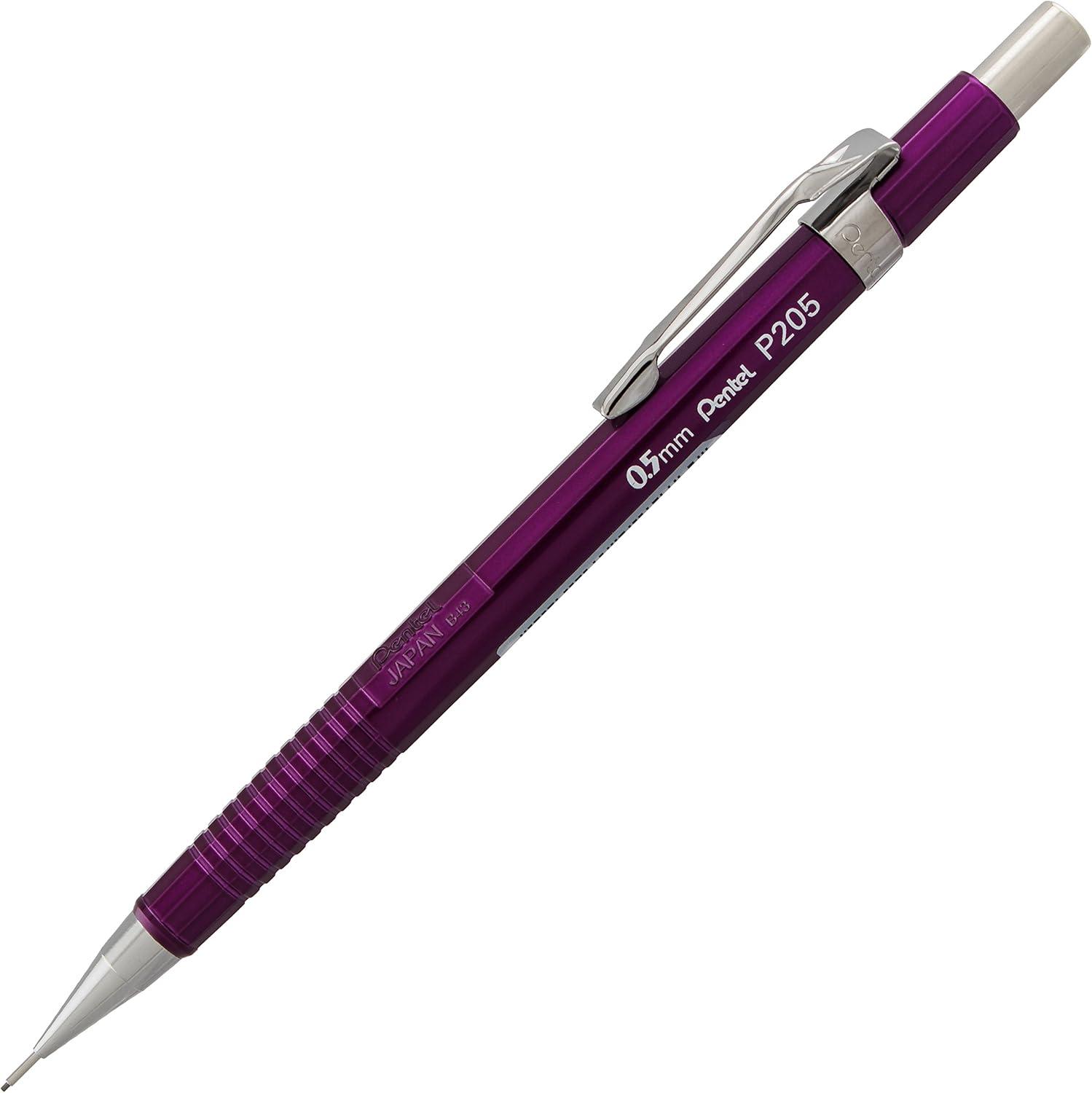 image:imagePentel Sharp Mechanical Pencil 05mm Metallic Purple Barrel Box of 12 P205MV