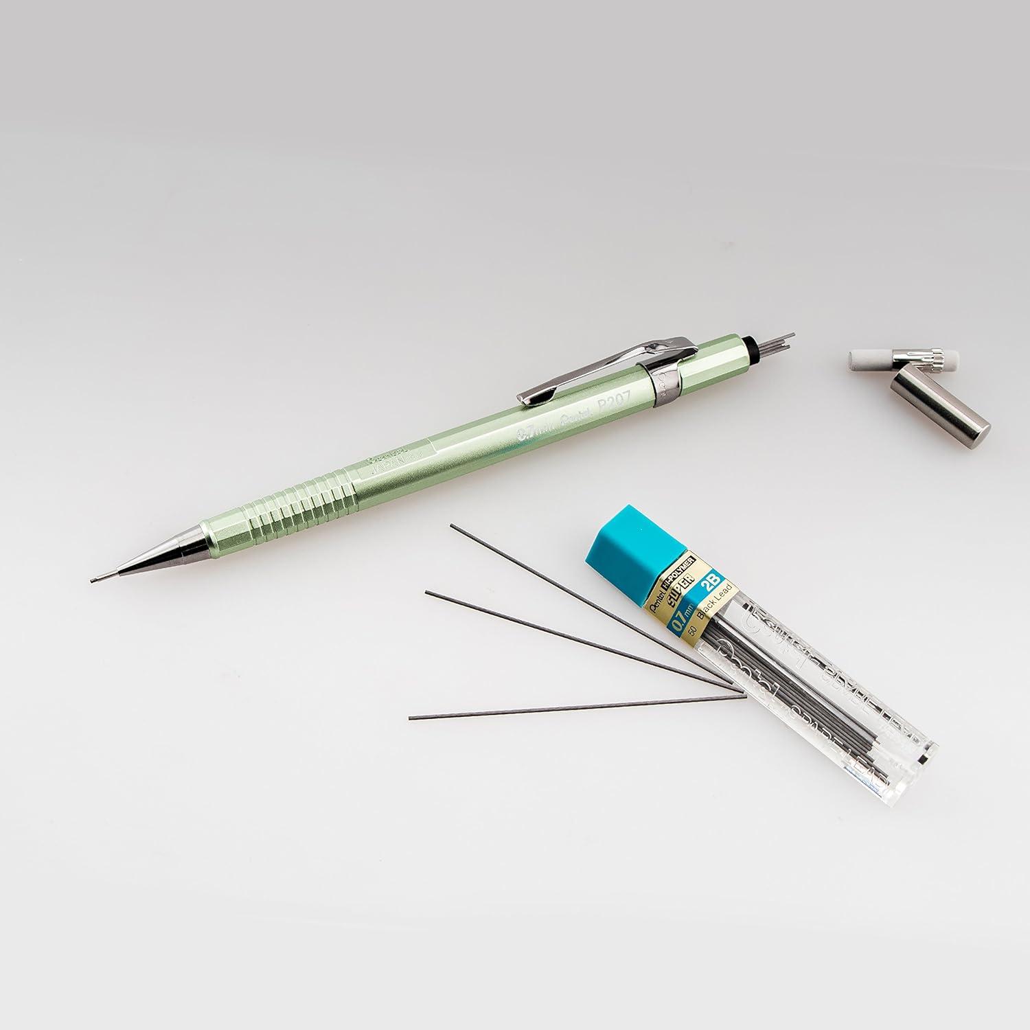 image:imagePentel Sharp Mechanical Pencil 07mm Metallic Celadon Barrel Box of 12 Pencils P207MK1