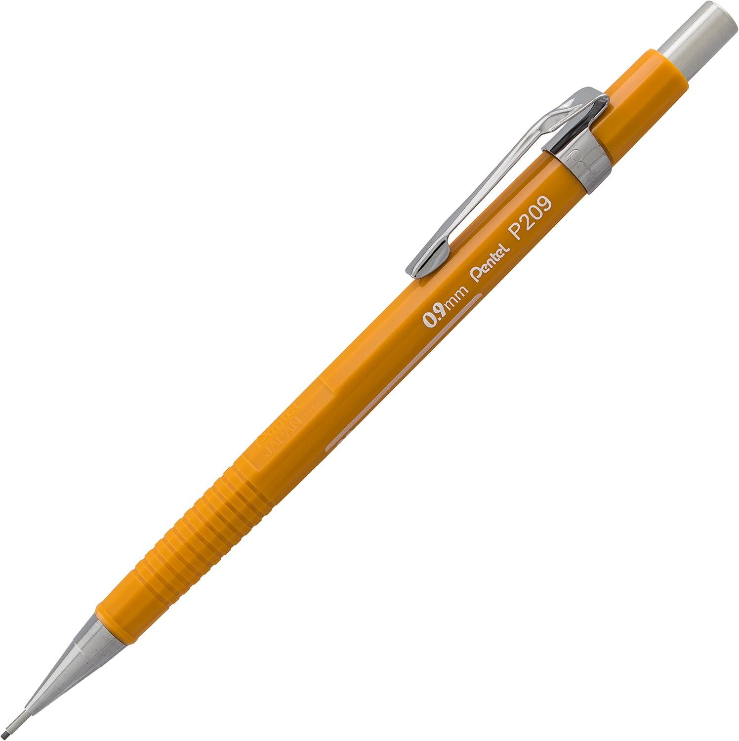 image:imagePentel Sharp Mechanical Pencil 09mm Bold Line Yellow Barrel Pack of 4 P209PF4G09mm