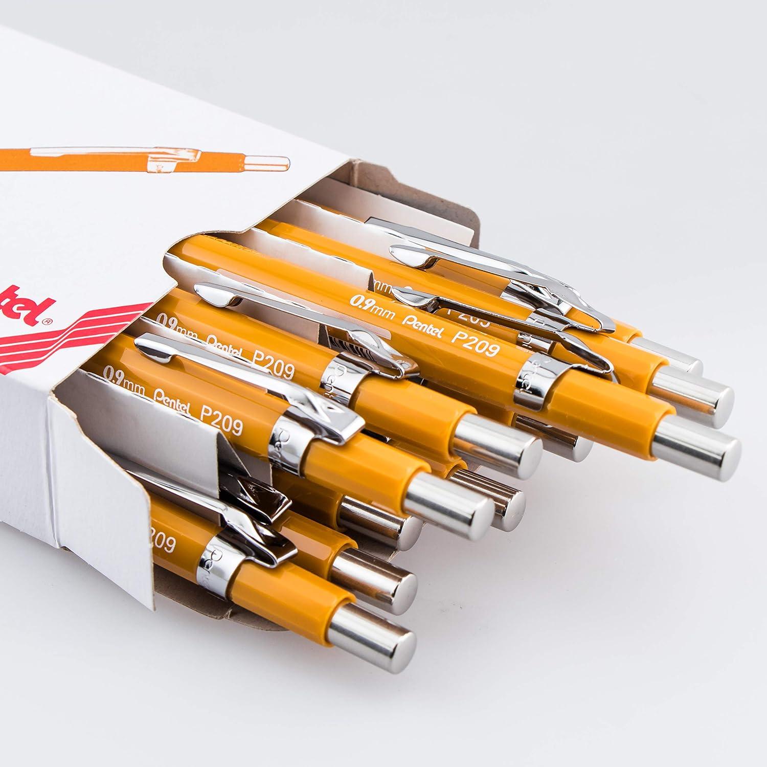 image:imagePentel Sharp Mechanical Pencil 09mm Lead Size Yellow Barrel Box of 12 Pencils P209GYellow