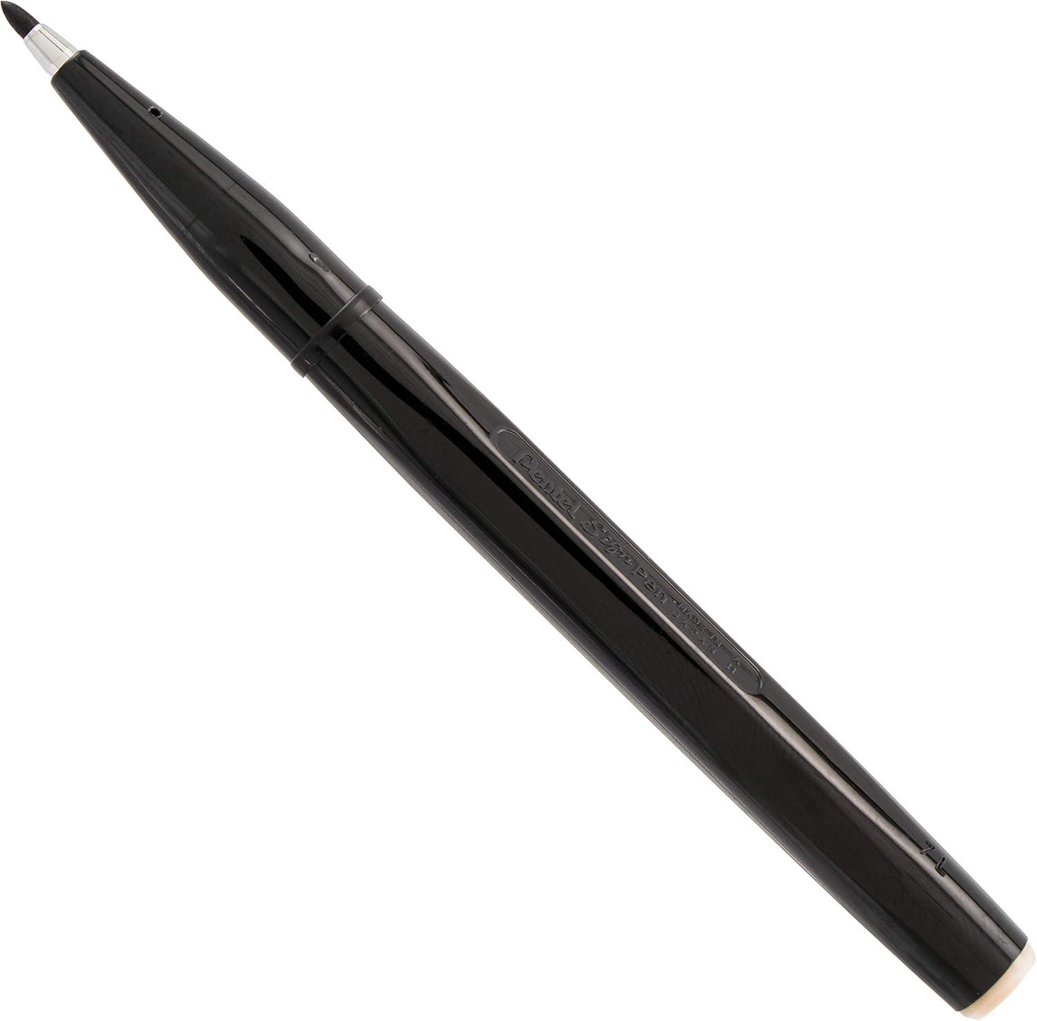 image:imagePentel Sign Pen FiberTipped Pen Blue Ink Box of 12 S520CBlack
