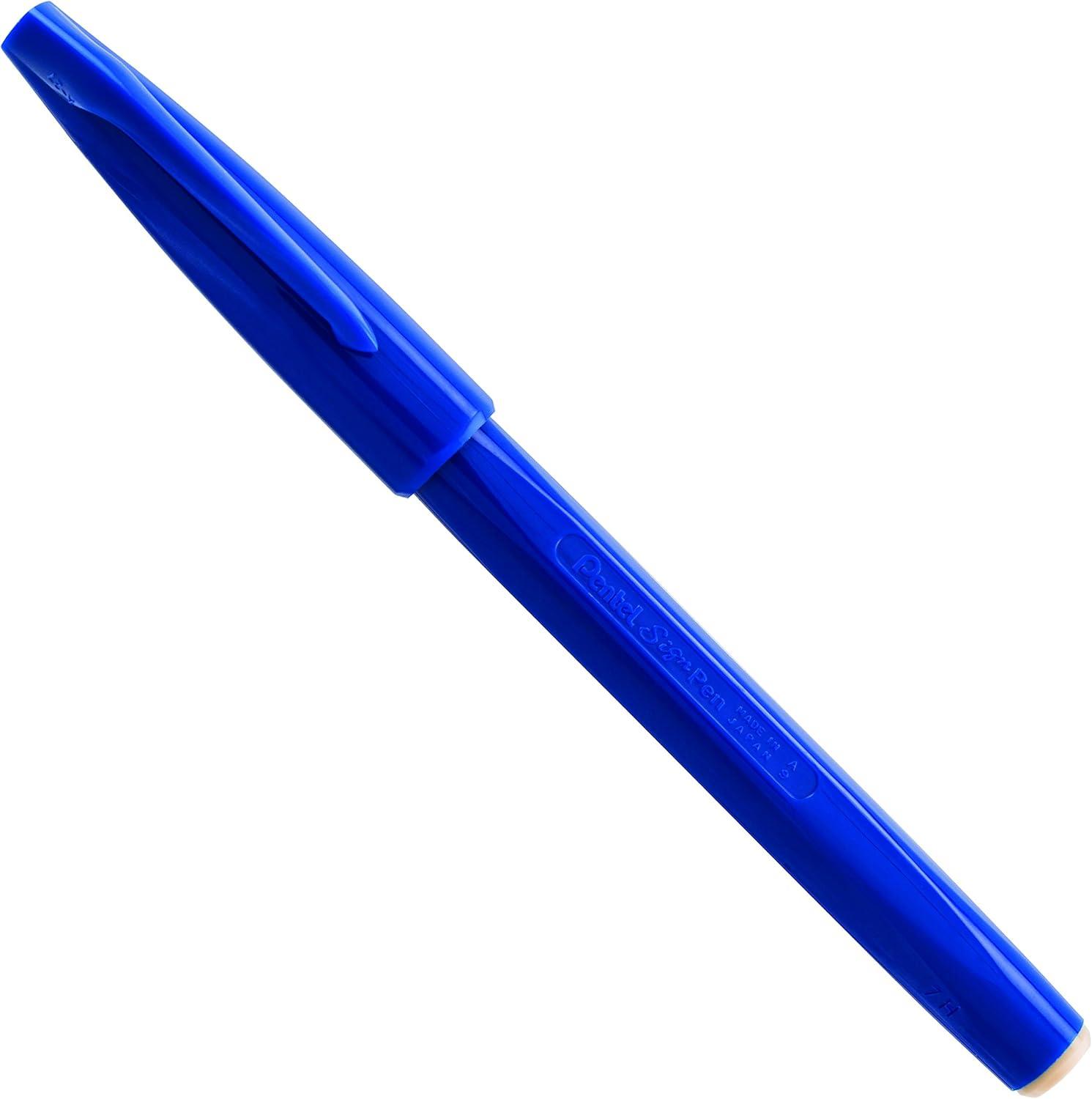 image:imagePentel Sign Pen FiberTipped Pen Blue Ink Box of 12 S520CBlue