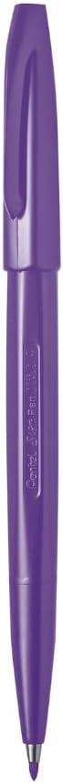 image:imagePentel Sign Pen FiberTipped Pen Blue Ink Box of 12 S520CViolet