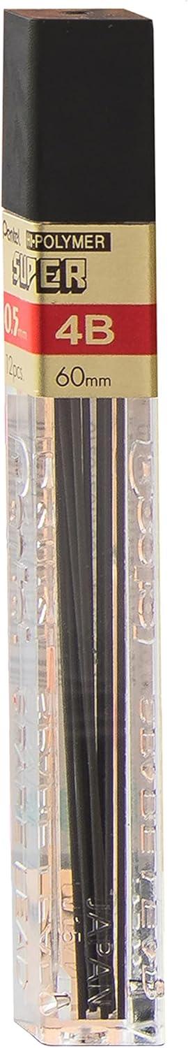image:imagePentel Super HiPolymer Lead Refill 05mm Fine 4B 144 Pieces of Lead C5054B