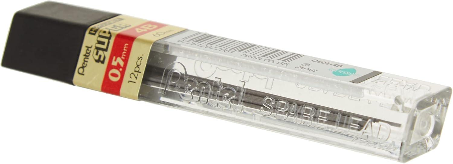 image:imagePentel Super HiPolymer Lead Refill 05mm Fine 4B 144 Pieces of Lead C5054B