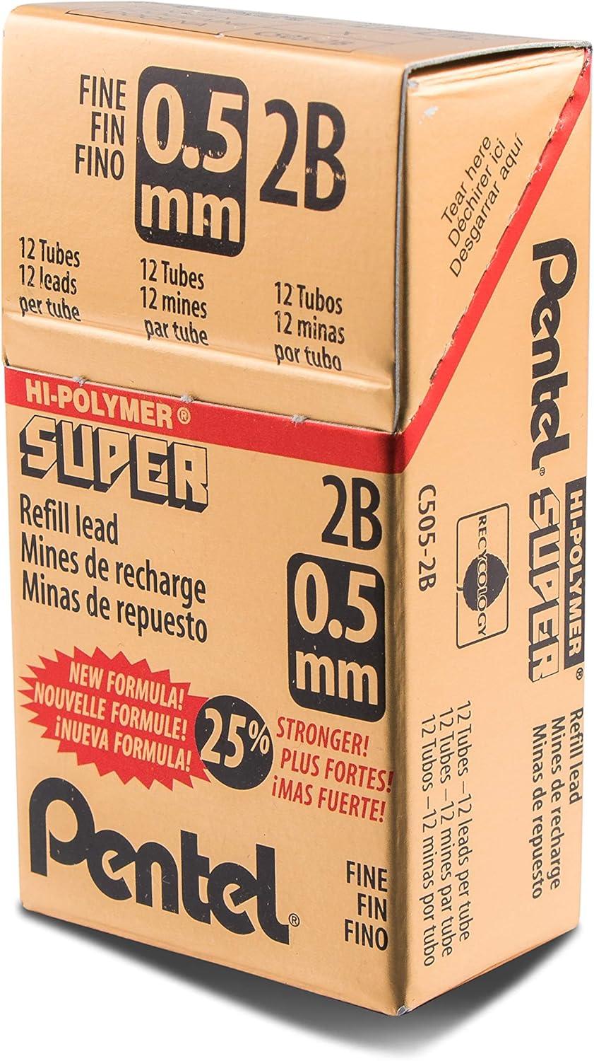 image:imagePentel Super HiPolymer Lead Refill 05mm Fine H 144 Pieces of Lead C505H2B