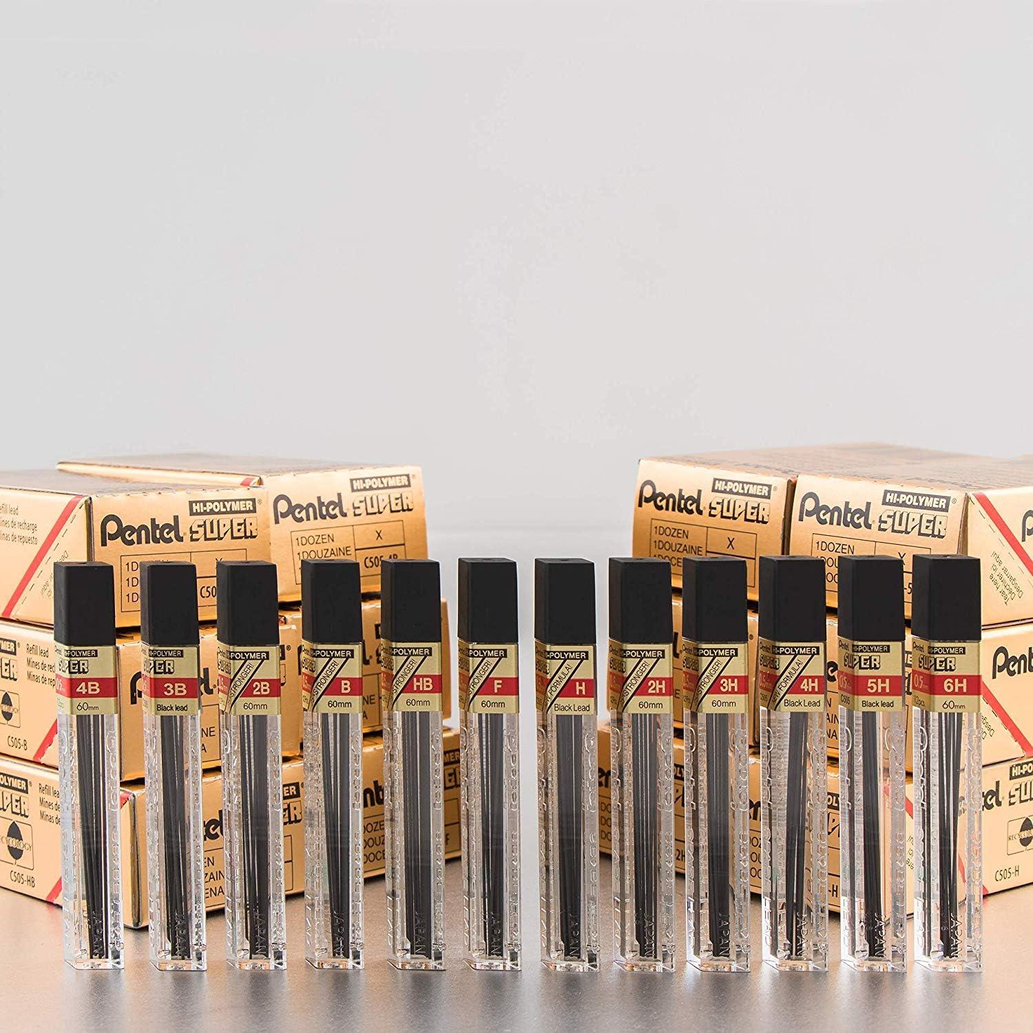 image:imagePentel Super HiPolymer Lead Refill 05mm Fine H 144 Pieces of Lead C505H3H