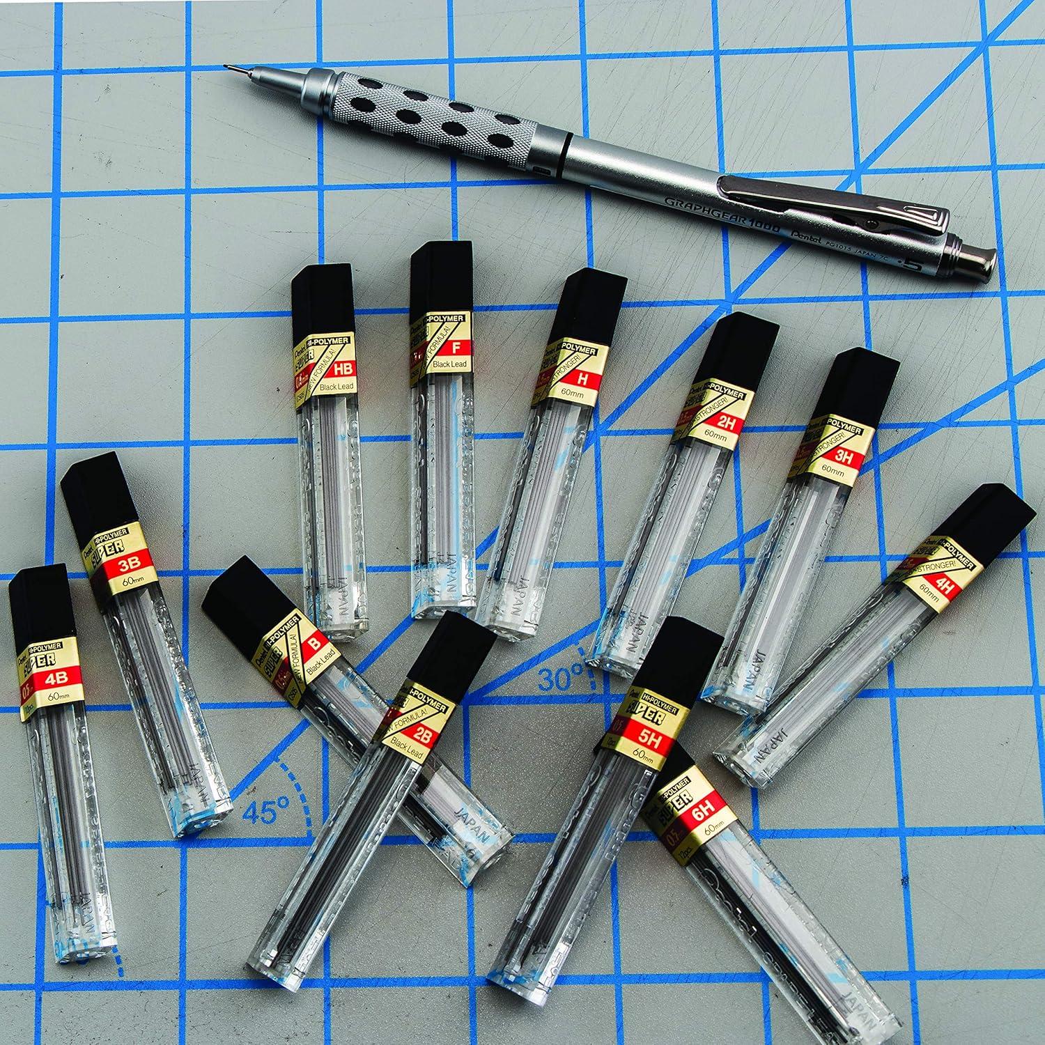 image:imagePentel Super HiPolymer Lead Refill 05mm Fine H 144 Pieces of Lead C505HF Lead