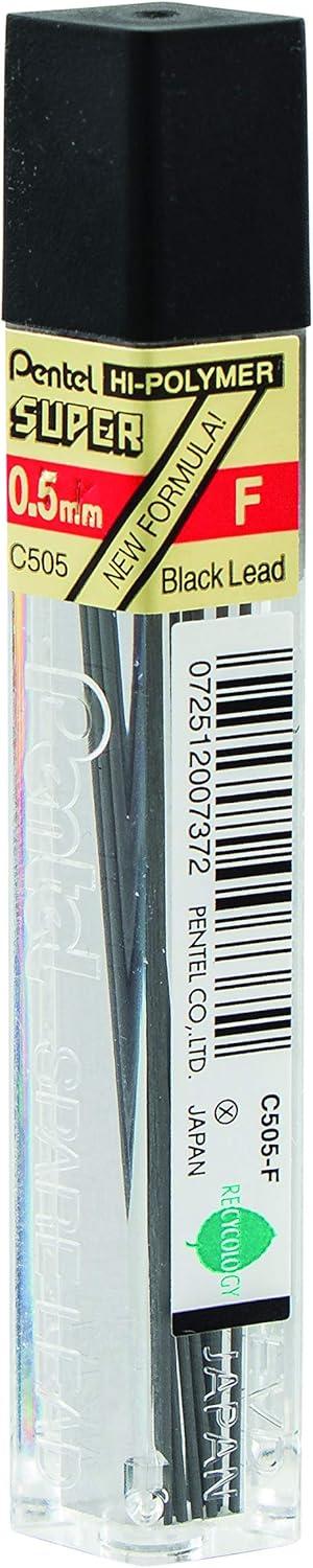 image:imagePentel Super HiPolymer Lead Refill 05mm Fine H 144 Pieces of Lead C505HF Lead