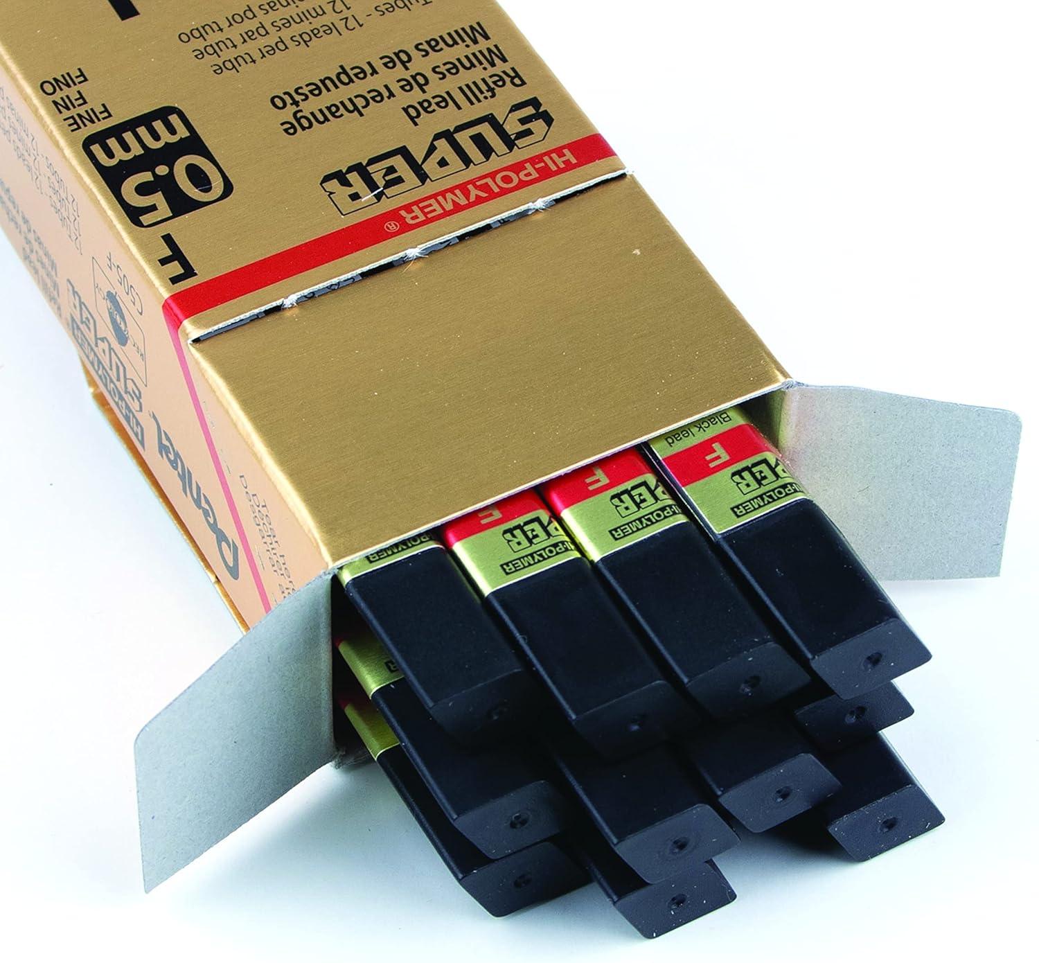 image:imagePentel Super HiPolymer Lead Refill 05mm Fine H 144 Pieces of Lead C505HF Lead