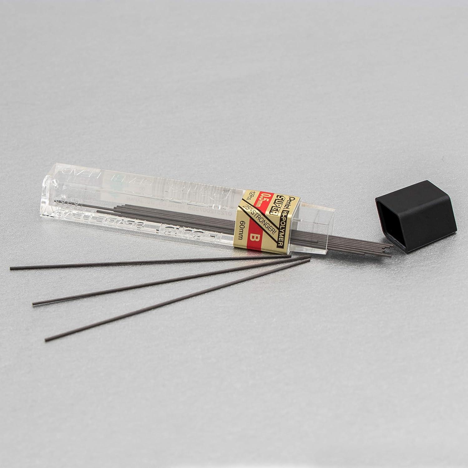 image:imagePentel Super HiPolymer Lead Refill 05mm Fine HB 36 Pieces of Lead C505BP3HBK6B