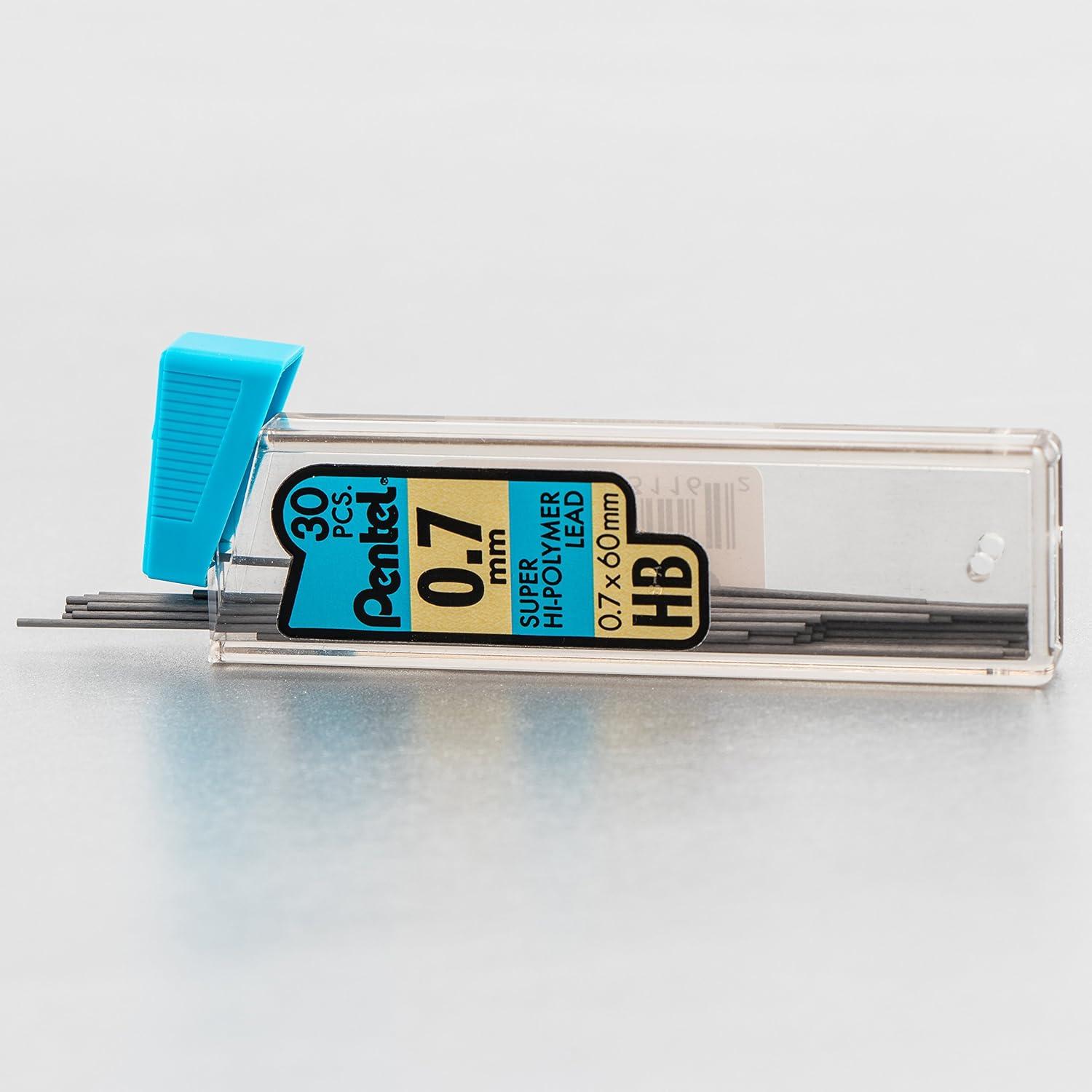 image:imagePentel Super HiPolymer Lead Refill 07mm Medium HB 360 Pieces of Lead C27HB12 Count Pack of 1