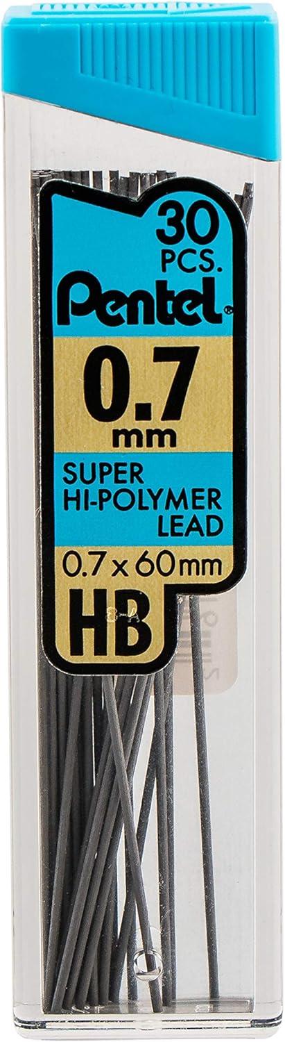 image:imagePentel Super HiPolymer Lead Refill 07mm Medium HB 360 Pieces of Lead C27HB12 Count Pack of 1