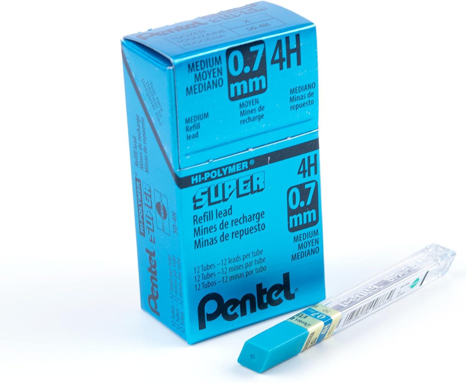 image:imagePentel Super HiPolymer Lead Refill 07mm Medium HB 360 Pieces of Lead C27HB12 Count Pack of 1