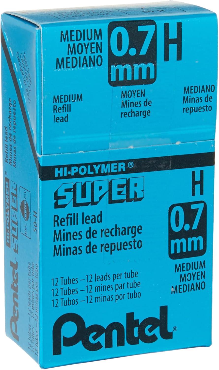 image:imagePentel Super HiPolymer Lead Refill 07mm Medium HB 360 Pieces of Lead C27HB12 Count Pack of 5