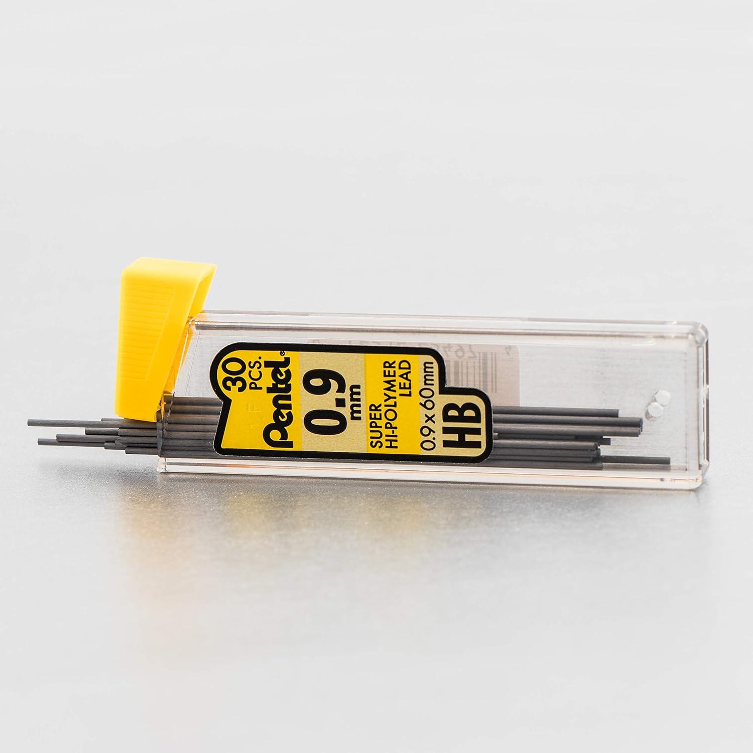 image:imagePentel Super HiPolymer Lead Refill 09 HB BP 6 Pack C29BPHB6