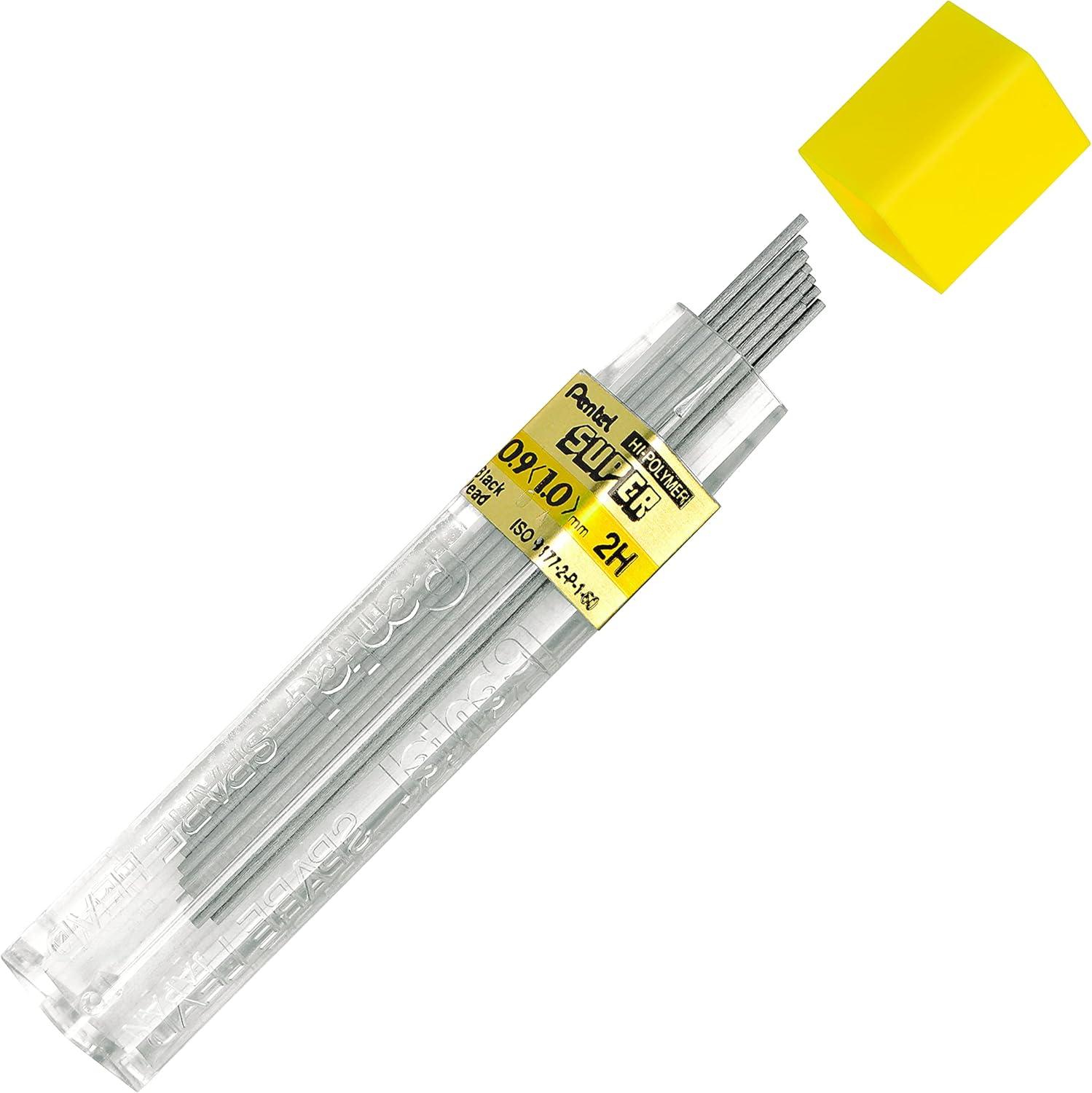 image:imagePentel Super HiPolymer Lead Refill 09mm Thick 2B 180 Pieces of Lead 12 Tubes of Lead 5092B2H Lead