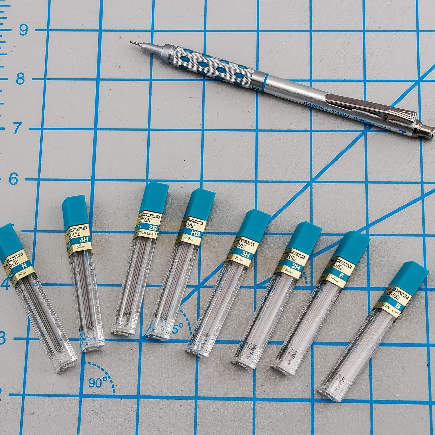 image:imagePentel Super HiPolymer Lead Refill 09mm Thick HB 180 Pieces of Lead 12 Tubes of Lead 509HB12 Count Pack of 1