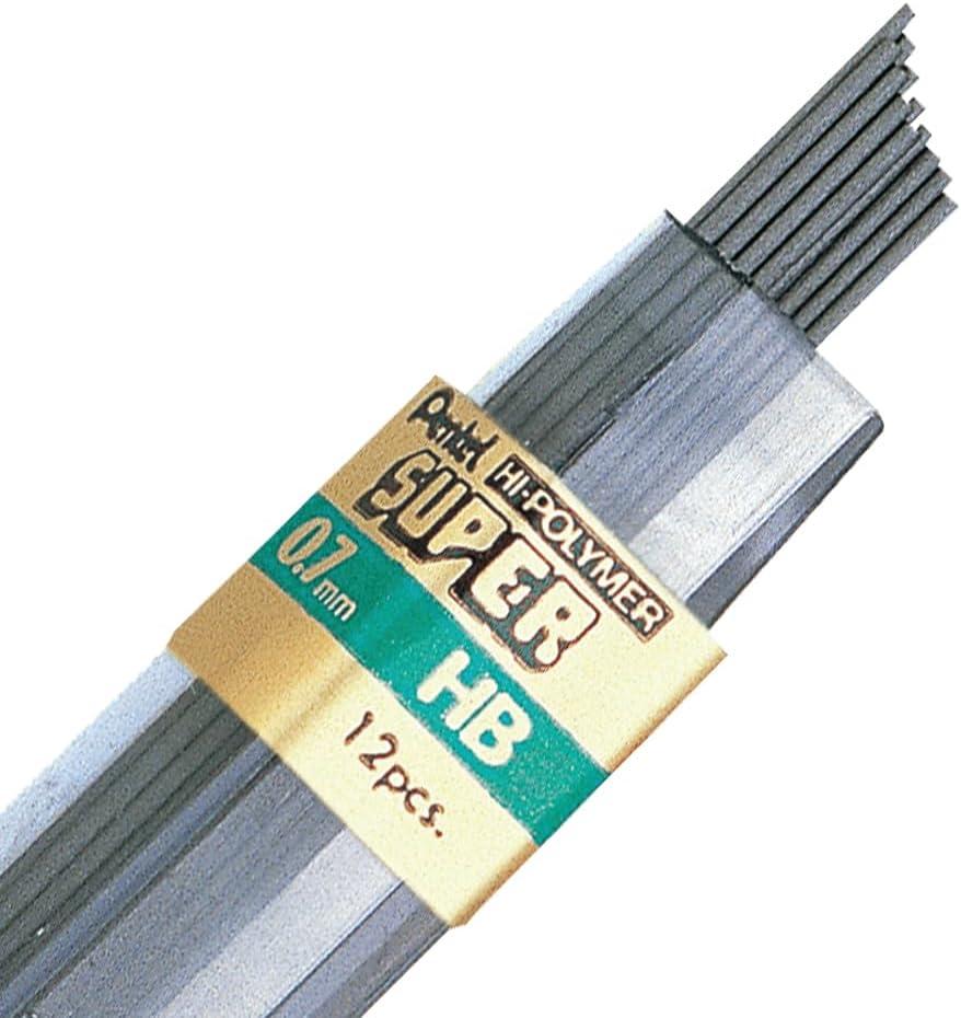 image:imagePentel Super HiPolymer Lead Refill 09mm Thick HB 180 Pieces of Lead 12 Tubes of Lead 509HB12 Count Pack of 1