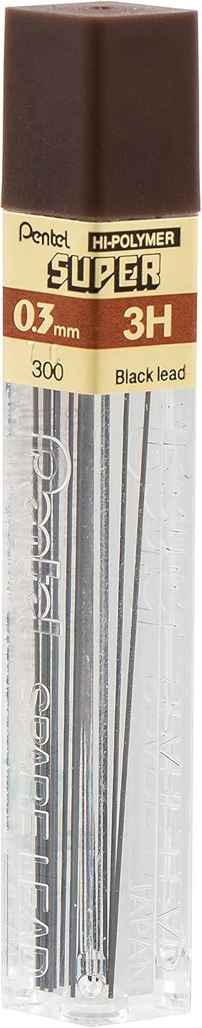 image:imagePentel Super HiPolymer Lead Refill 09mm Thick HB 180 Pieces of Lead 12 Tubes of Lead 509HB288 Count Pack of 1