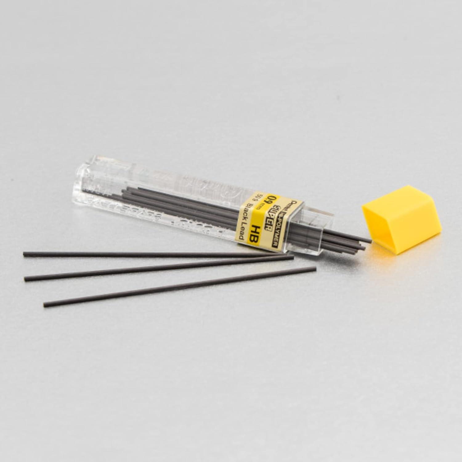 image:imagePentel Super HiPolymer Lead Refills 09mm Thick HB 180 Pieces of Lead L509BPHB