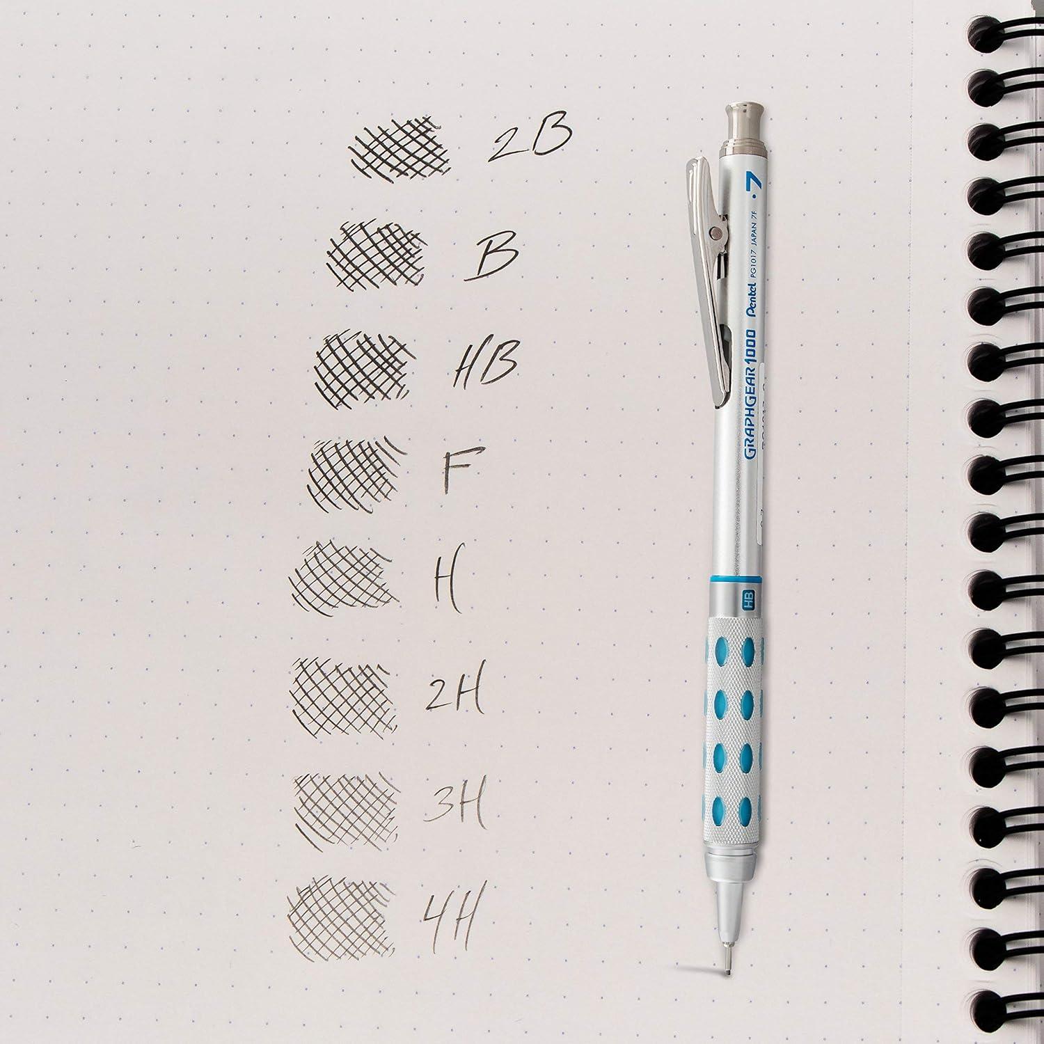 image:imagePentel Super HiPolymer Lead Refills Value Pack 05mm and 07mm FineMedium Line HB Pack of 6 180 Pieces of Lead C257BPHB66 Count Pack of 1
