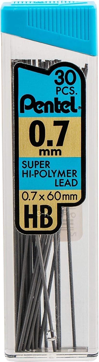 image:imagePentel Super HiPolymer Lead Refills Value Pack 05mm and 07mm FineMedium Line HB Pack of 6 180 Pieces of Lead C257BPHB66 Count Pack of 2