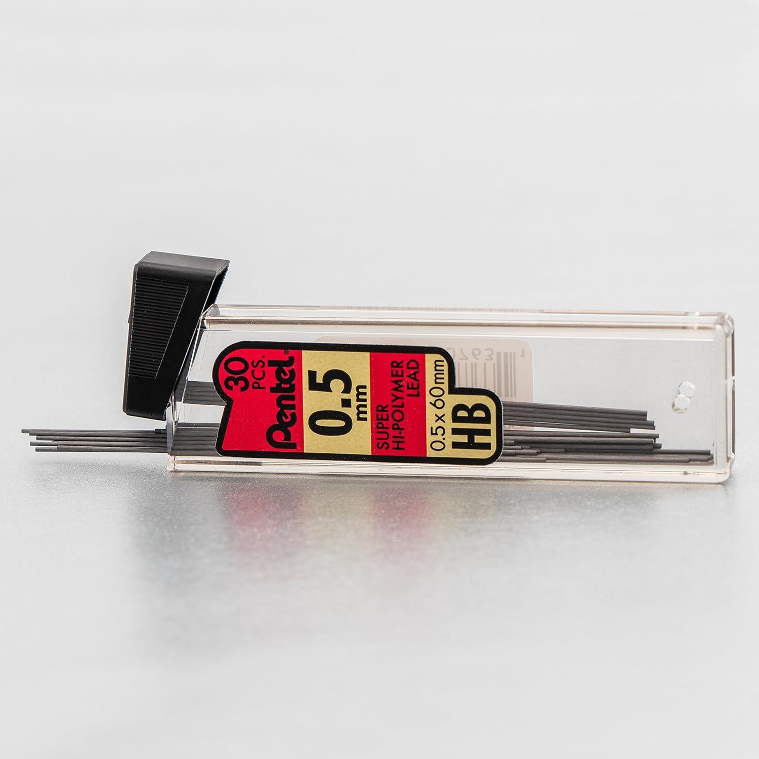 image:imagePentel Super HiPolymer Refills 07 mm Medium HB 180 Pieces of Lead C27BPHB66 Count Pack of 2