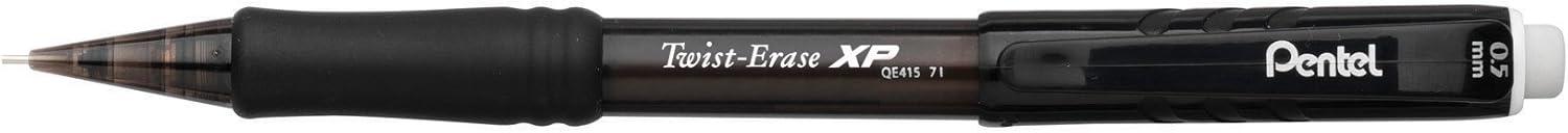 image:imagePentel Twist Erase EXPRESS Automatic Pencil 05mm Lead Size Green Barrel Box of 12 QE415DBlack