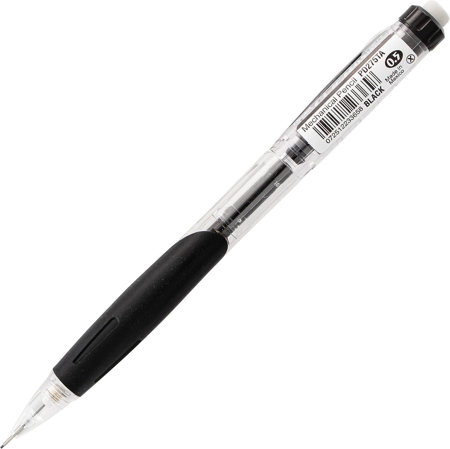image:imagePentel TwistErase Click Mechanical Pencil 05mm Assorted Barrels 2 Eraser Refills and Lead Color May Vary Pack of 2 PD275TLEBP2