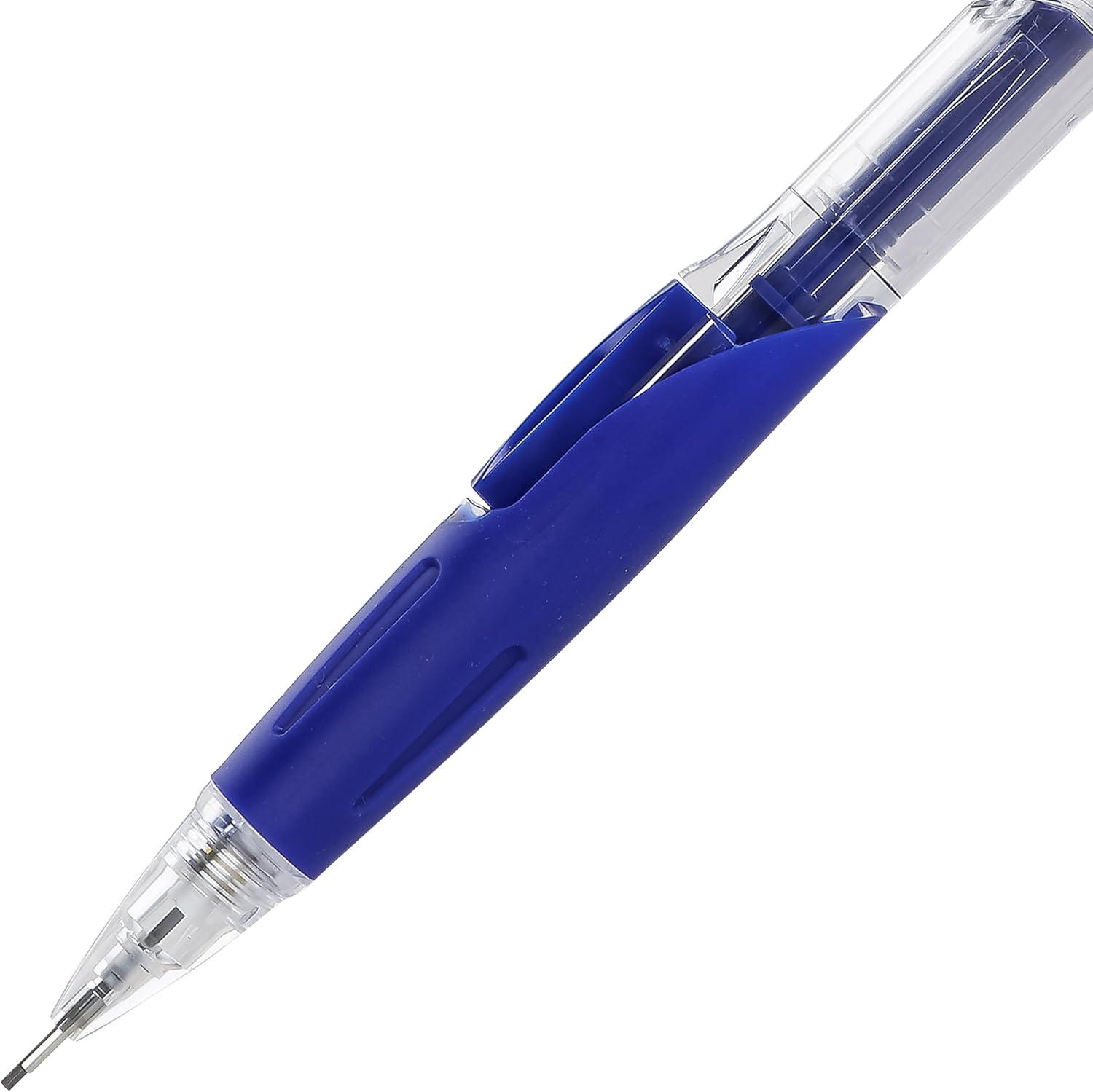 image:imagePentel TwistErase Click Mechanical Pencil 05mm Transparent Blue Barrel Box of 12 PD275TC