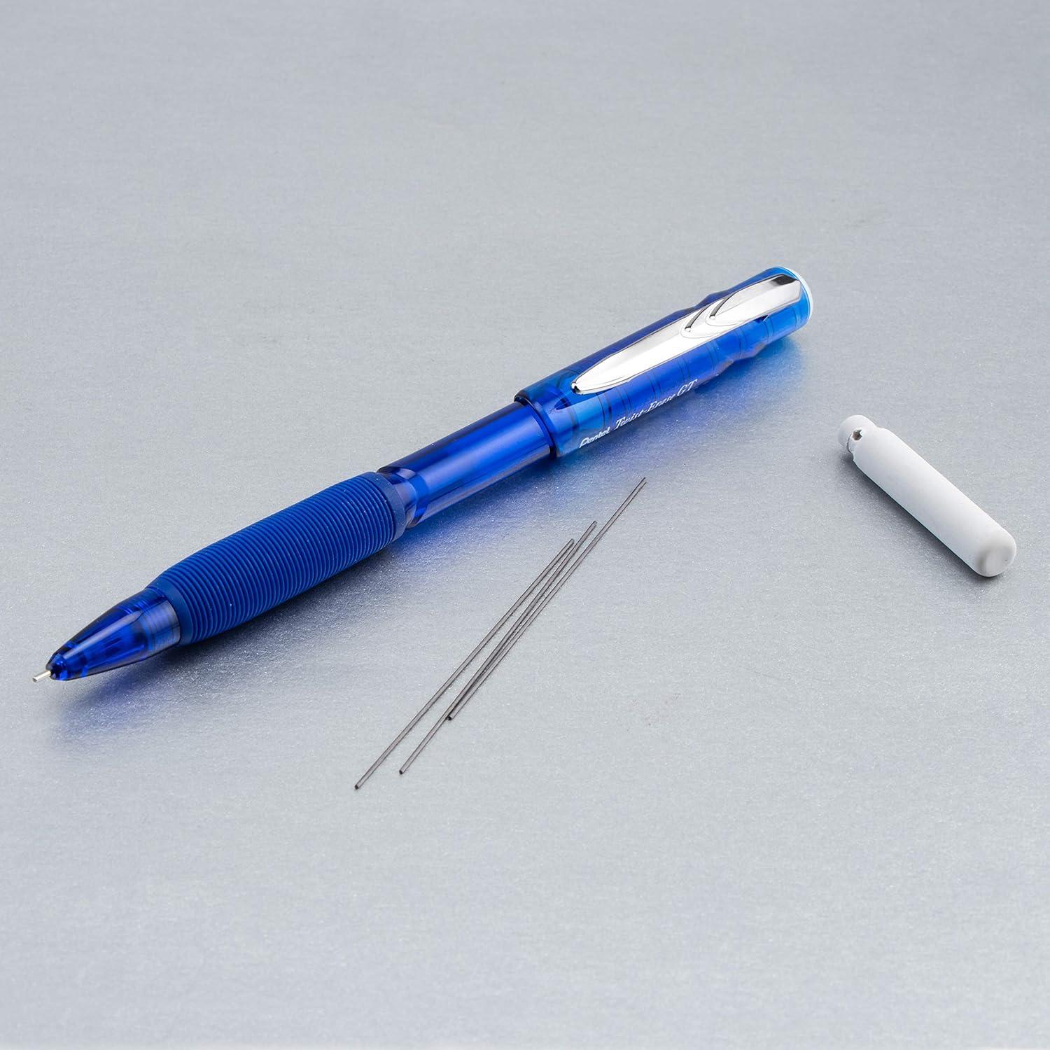 image:imagePentel TwistErase GT 05mm Mechanical Pencil Assorted Barrel Colors Color May Vary Pack of 2 QE205BP2M