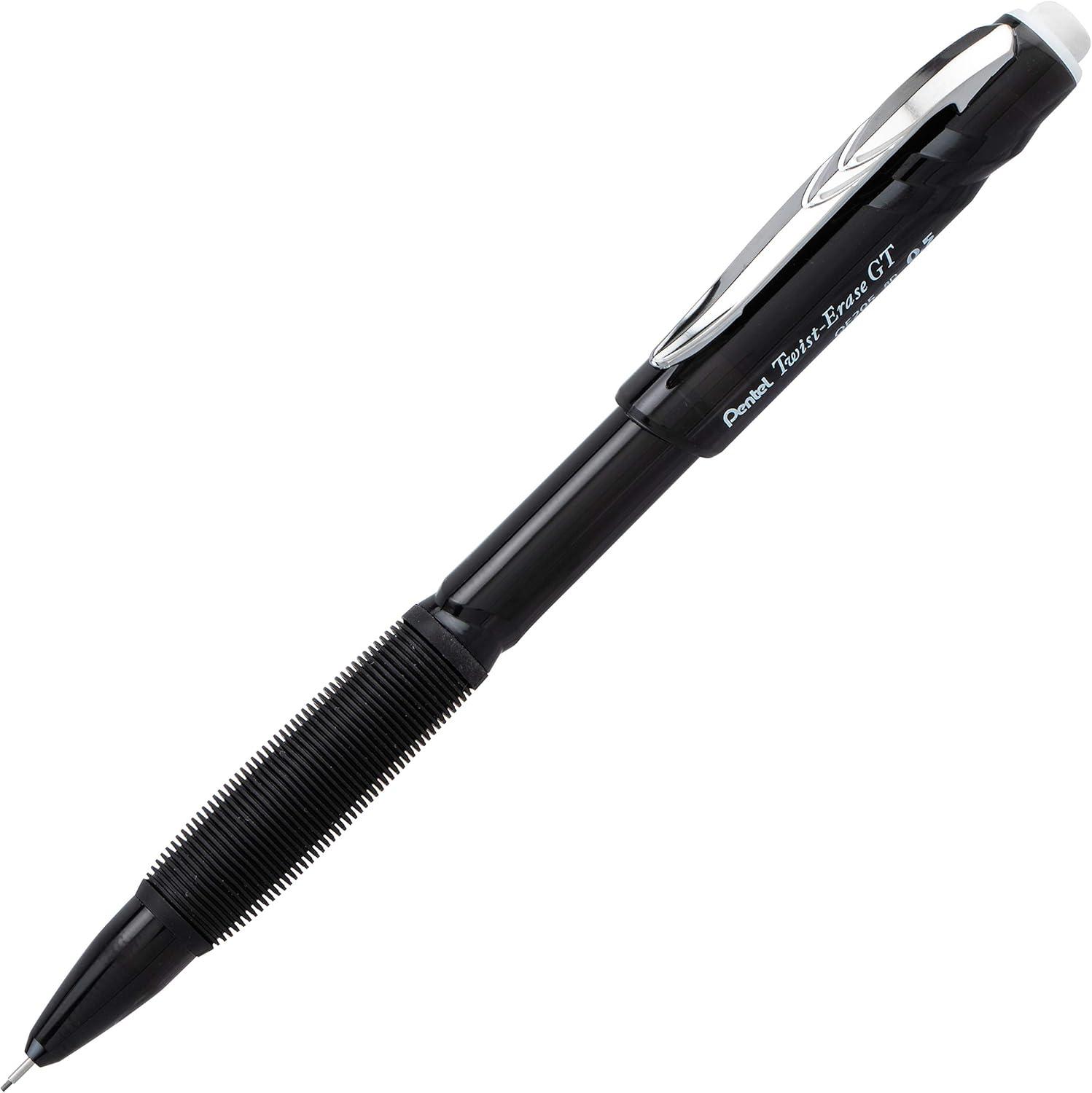 image:imagePentel TwistErase GT 05mm Mechanical Pencil Assorted Barrel Colors Color May Vary Pack of 2 QE205BP2M