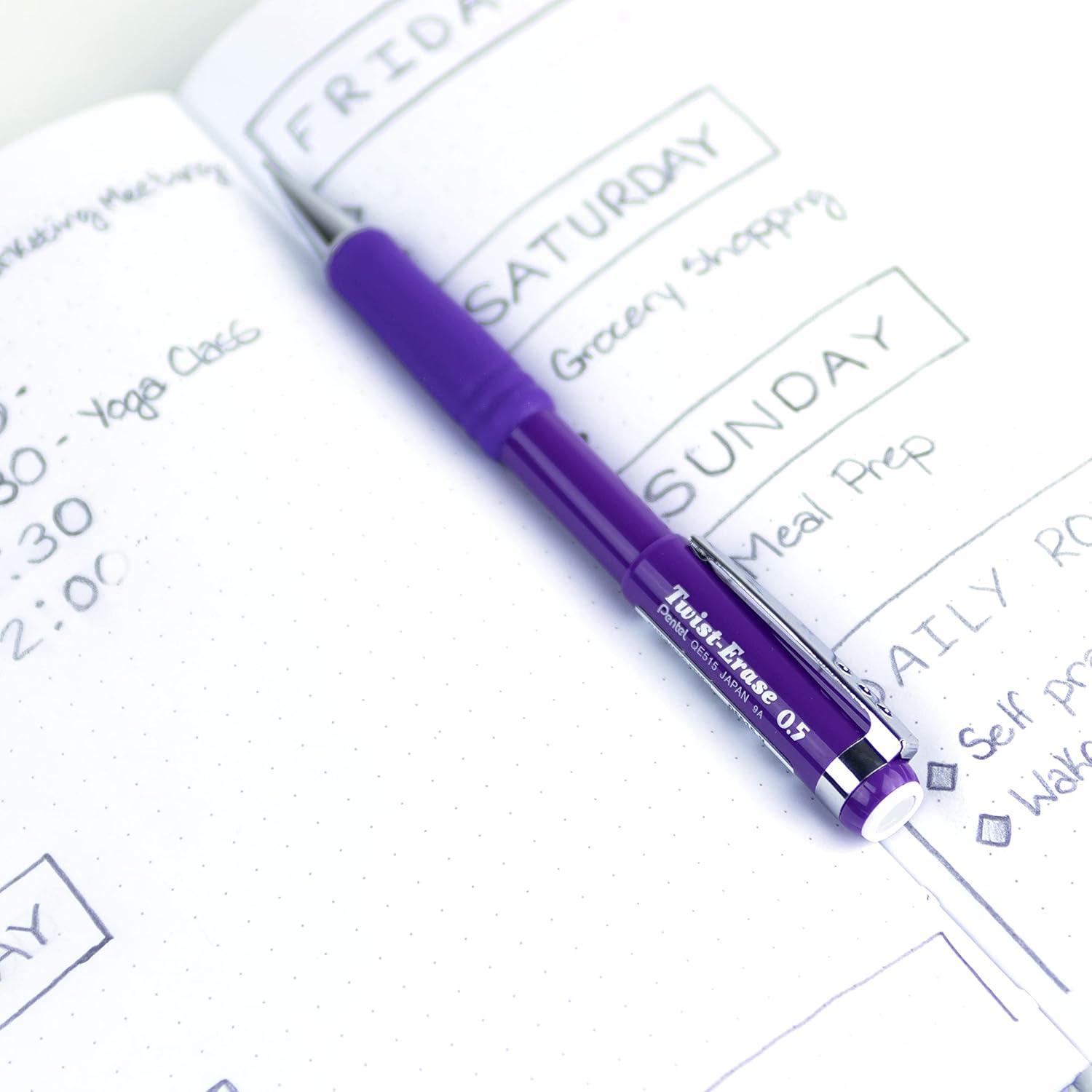 image:imagePentel TwistErase III Mechanical Pencil 05mm Violet BarrelViolet
