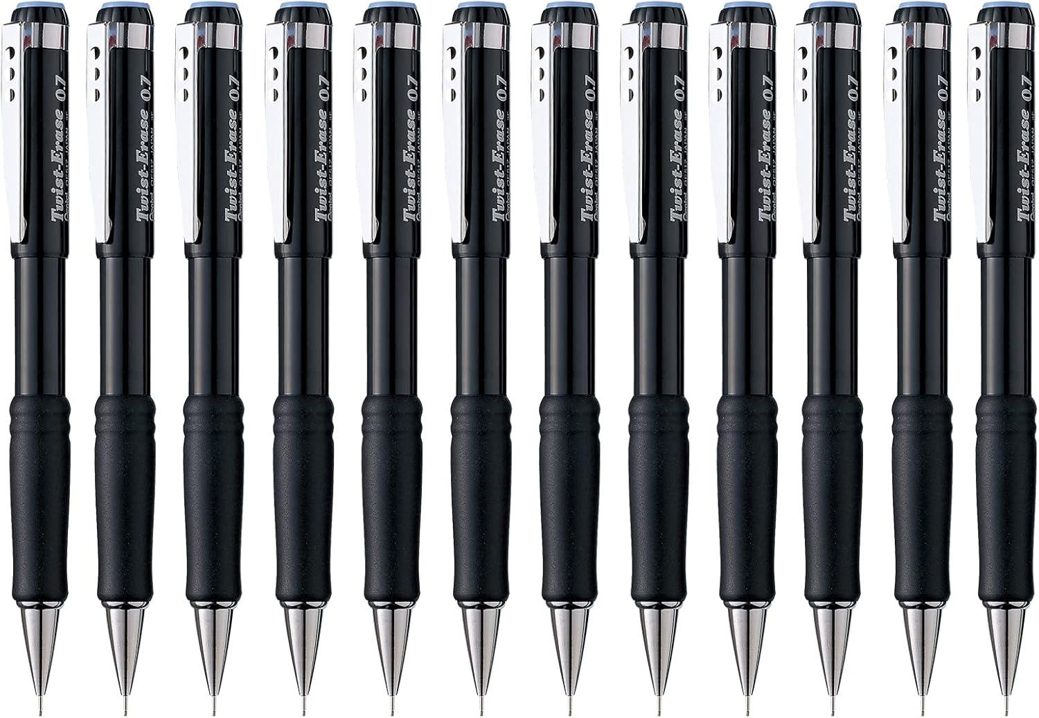 image:imagePentel TwistErase III Mechanical Pencil 07mm Red BarrelBlack